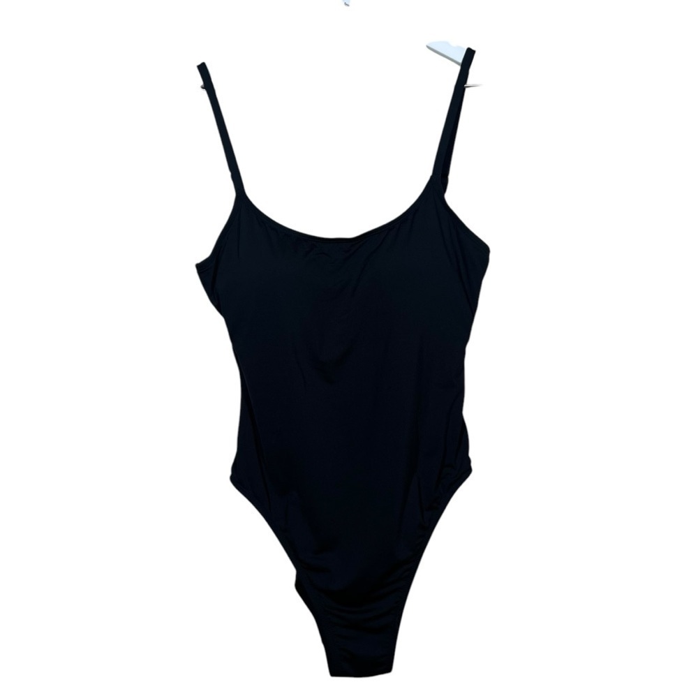 Andie Womens The Laguna One Piece Black Swimsuit Size Large NEW Swim Summer